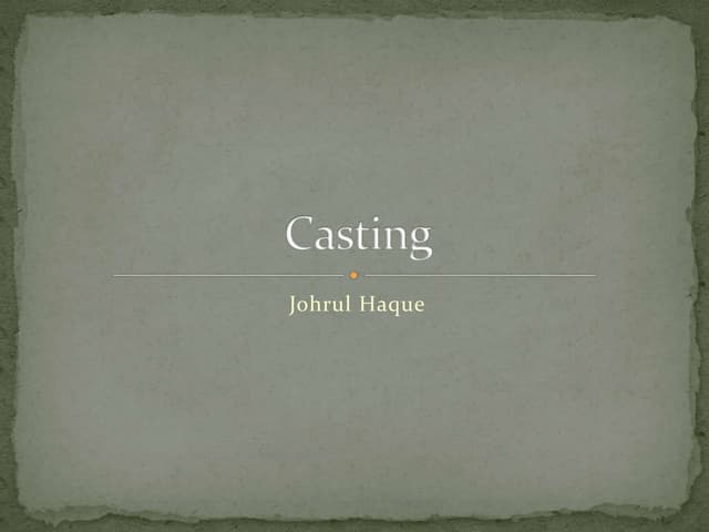 Casting final