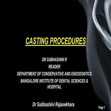 casting headings casting defects prostho endo