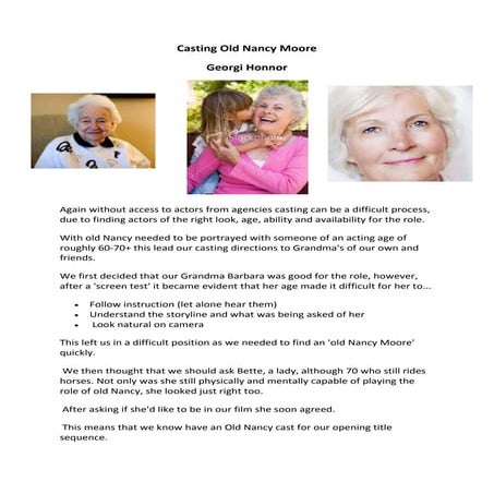 Casting old nancy moore