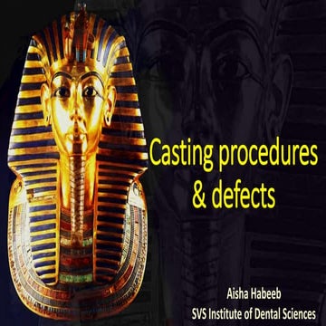 Casting procedures 