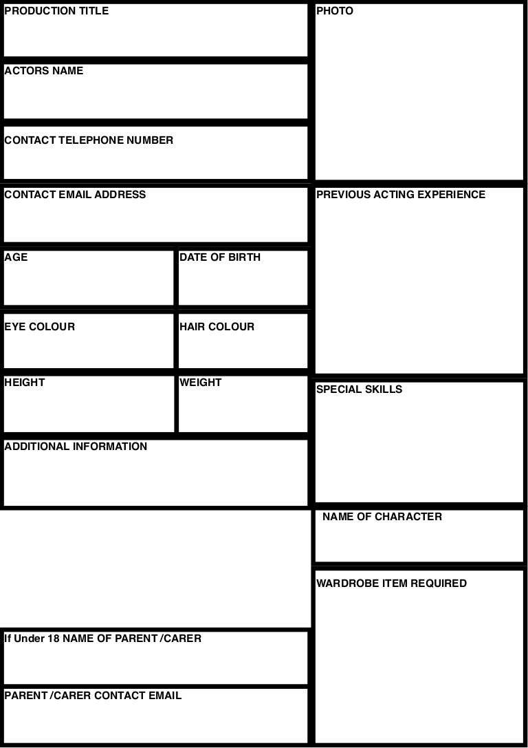 casting sheet