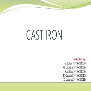 Cast iron