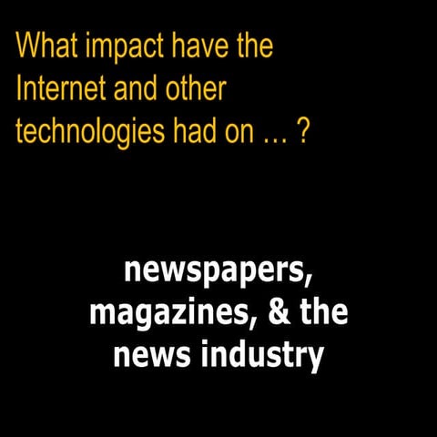 Digital Technology Impact Slides