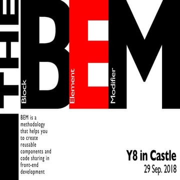 THE BEM: Better Css Naming Conventions