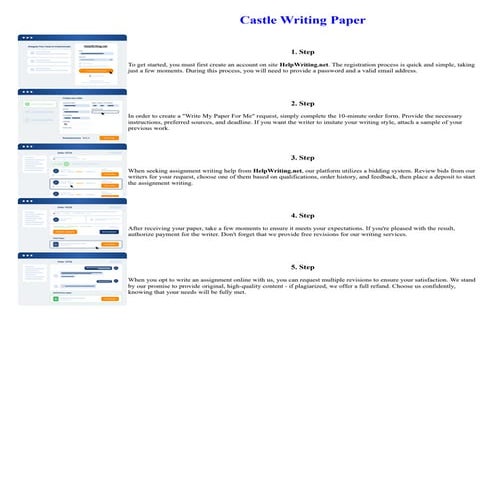 Castle Writing Paper