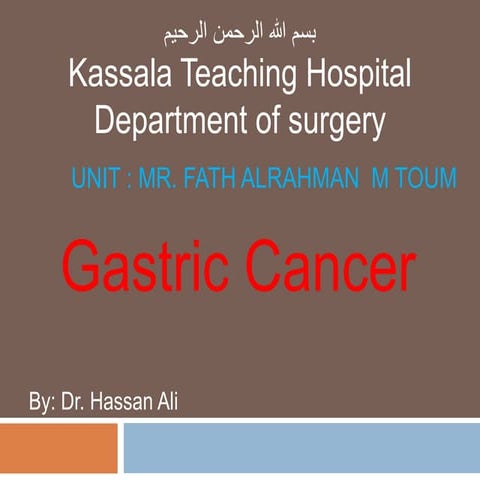 gastric cancer