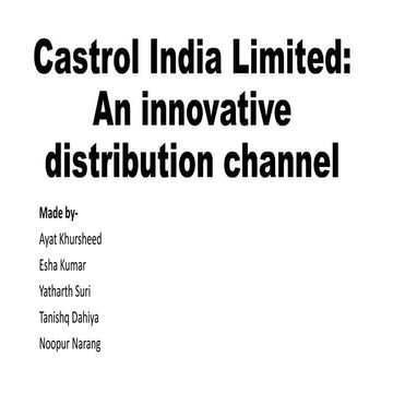 Castrol india limited(1)