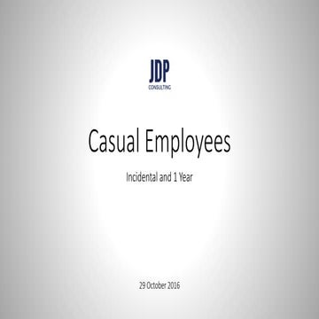 Casual Employees