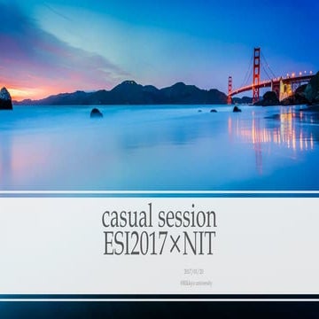 Casual session 2017 January