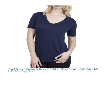 Casual V Neck T-Shirts Collection