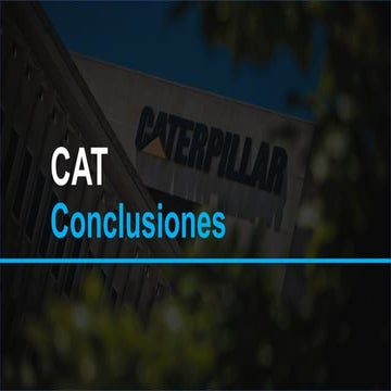 Workshop 14.6.2017 >> Conclusiones ejercicio práctico Caterpillar | PPTX