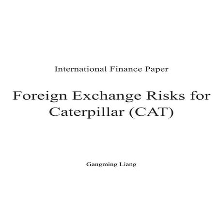 CAT- Foreign Exchange Management | DOCX