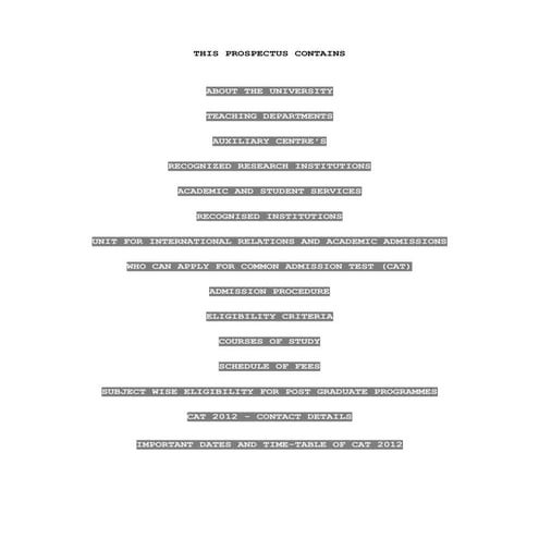 Cat   prospectus 2012