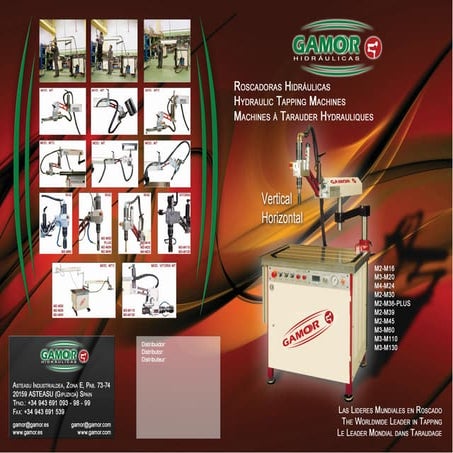 Hydraulic tapping machines GAMOR | PDF