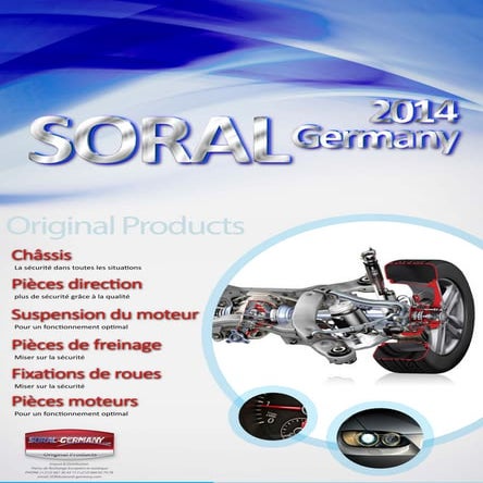 NOUVEAU CATALOGUE SORAL-GERMANY  EDITION 2014