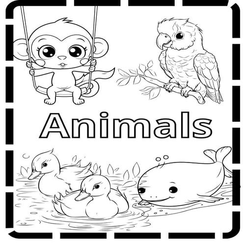Coloring books Animal Coloring Journey.. | PDF