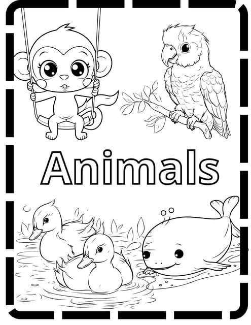 Coloring books Animal Coloring Journey.. | PDF