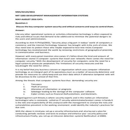 Cat21:Development Mangement Information Systems