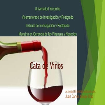 Cata de vinos