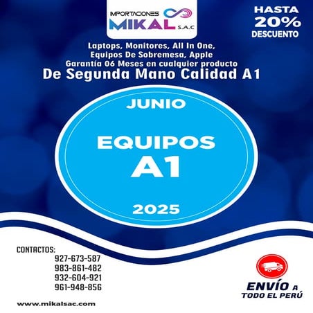 Catalago MIKAL SAC Junio I - Equipos A1.pdf