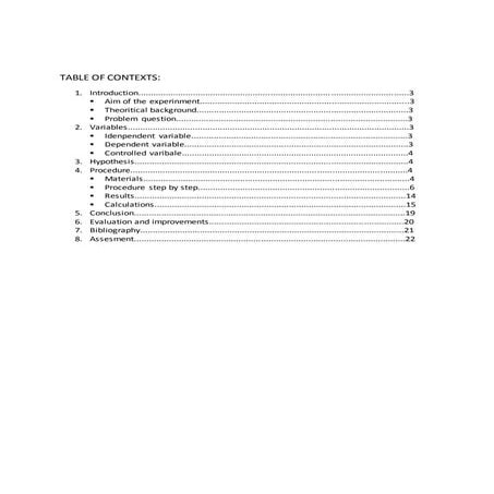 Catalase presence lab