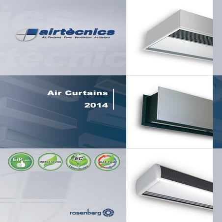 Air curtains 2015 catalogue - Airtecnics Full range