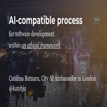 Catalina Butnaru, London Ambassador at City.ai - Working with AI - future-pro...