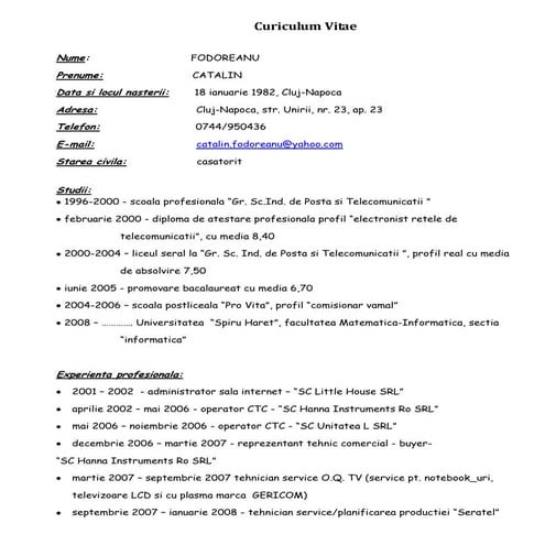 Catalin fodoreanu ro