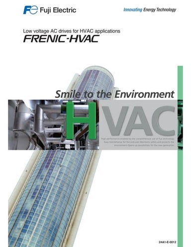 Catalog Biến tần Frenic-HVAC (Fuji Electric)