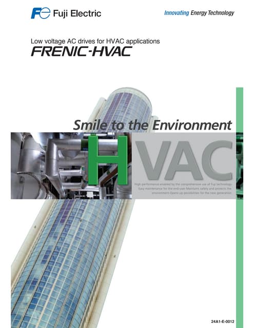 Catalog Biến tần Frenic-HVAC (Fuji Electric)