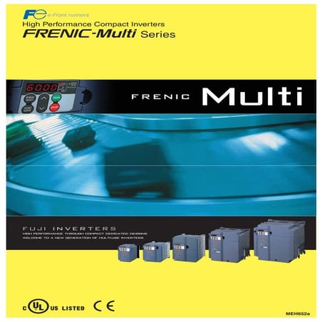 Catalog Biến tần Frenic Multi Fuji (Fuji Electric) - Beeteco.com