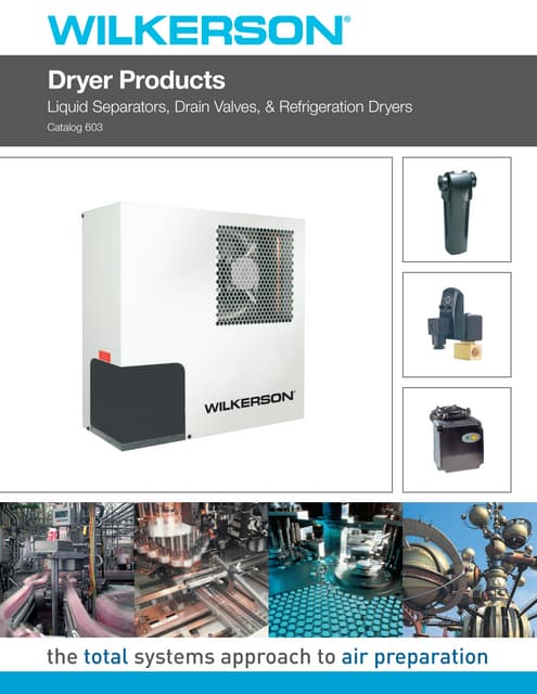 Compressed Air Dryer Products for Industrial Applications