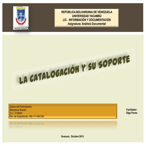Catalogacion