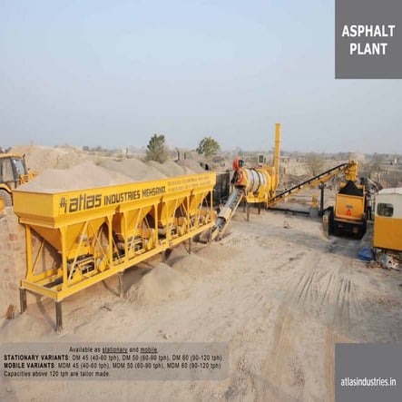 Catalog asphalt drum mix plant | PDF