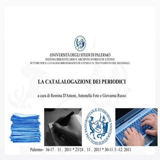 Catalogazione dei periodici 