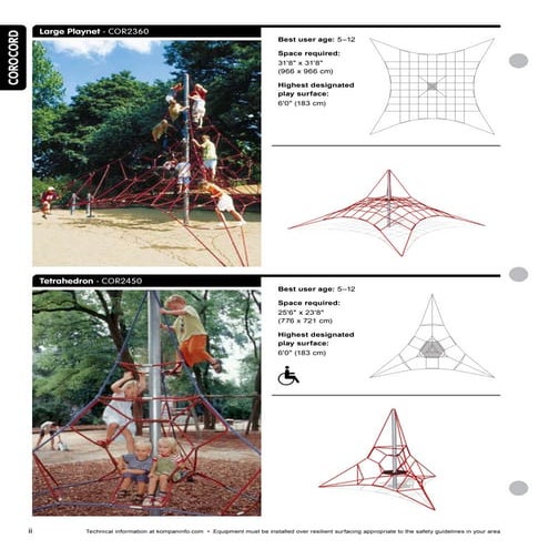 Kompan New Corocord Space Nets