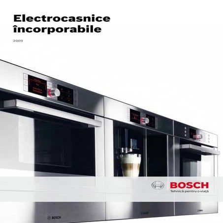 Catalog Eelectrocasnice Incorporabile Bosch2009
