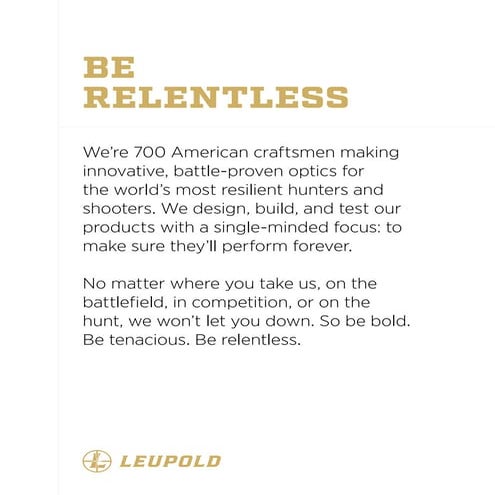 Catalog | Leupold | 2019