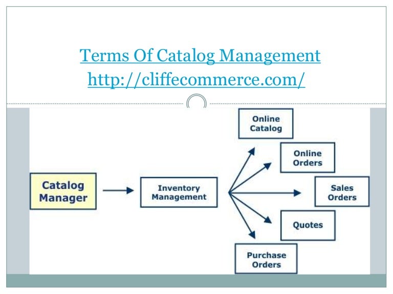 Catalog management