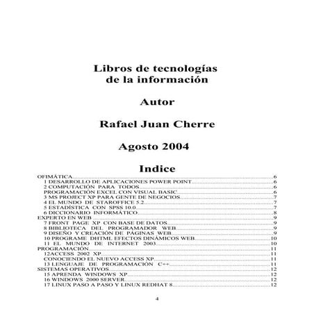 Catalogo 2004 Agosto