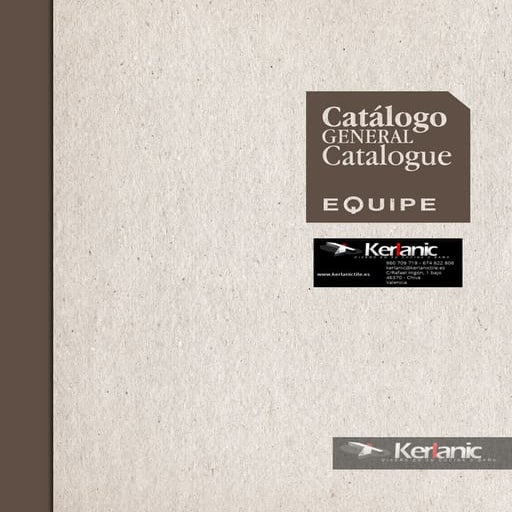 Catalogo general equipe ceramica 2016