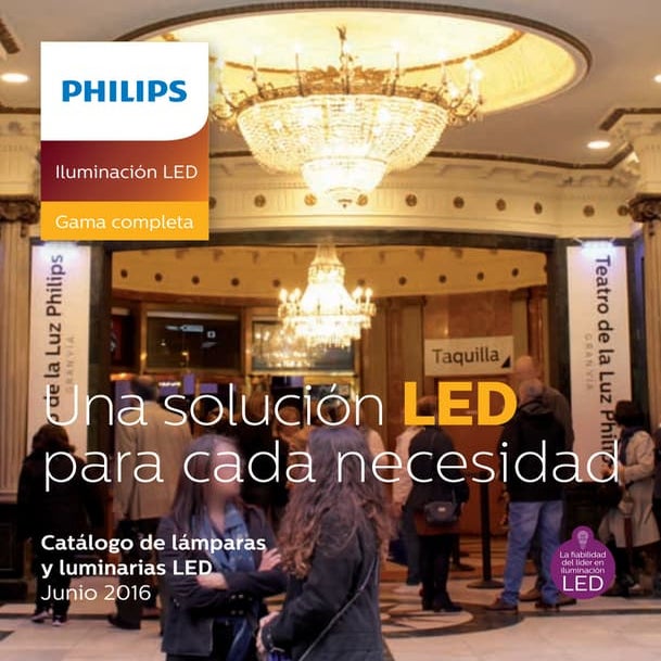 Catálogo lámparas y Luminarias LED PHILIPS PDF