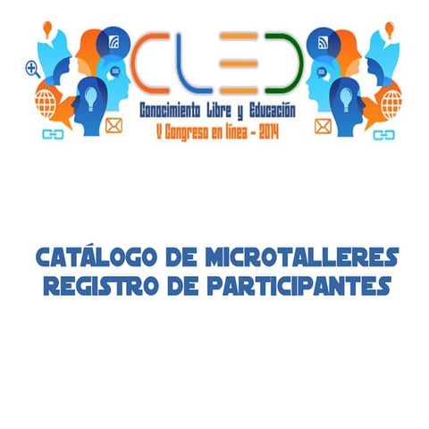 Catalogo microtalleres CLED2014