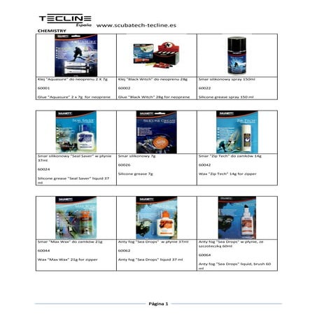 Catalogo scubatech-tecline-1-2016-p