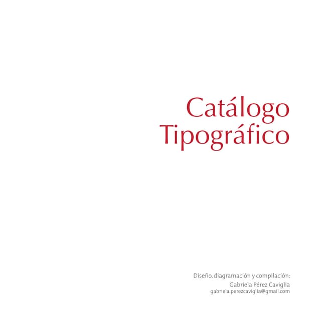 Catalogo 10 tipografias