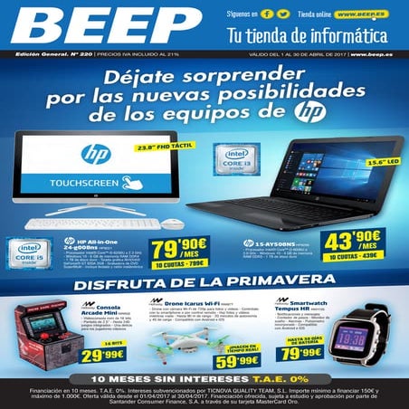 Catálogo BEEP: Déjate sorprender