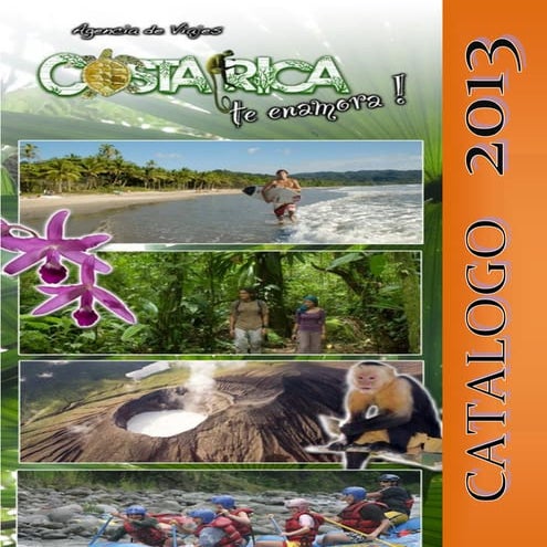 Catalogo Agencia de viajes Costa Rica te enamora 2013 