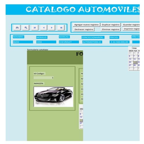 Catalogo automoviles
