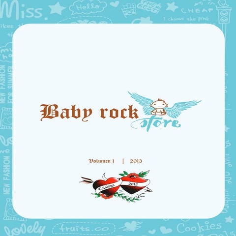 "Catalogo Babyrockstore" 