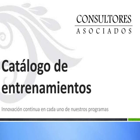 Presentación Ejecutiva de Consultores Asociados